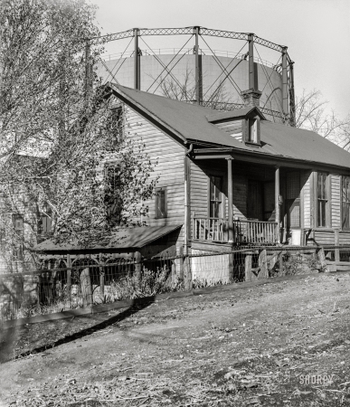 Photo showing: Gashouse House -- November 1938. Gashouse district. Omaha, Nebraska.