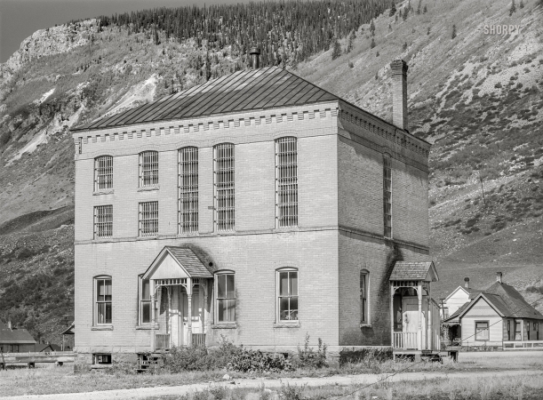 Photo showing: Silverton Jail -- September 1940. Jail. Silverton, San Juan County, Colorado.