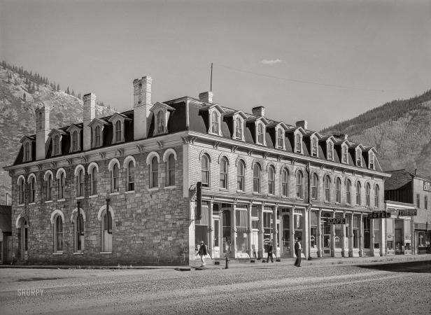 Photo showing: Imperial Hotel. -- September 1940. Old Imperial hotel built in Silverton, Colorado, during its heyday.