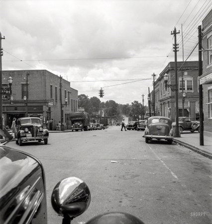 Photo showing: Siler City -- July 1939. Siler City, North Carolina.