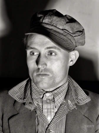 Photo showing: Been a Miner -- January 1939. Unemployed miner. Herrin, Illinois.