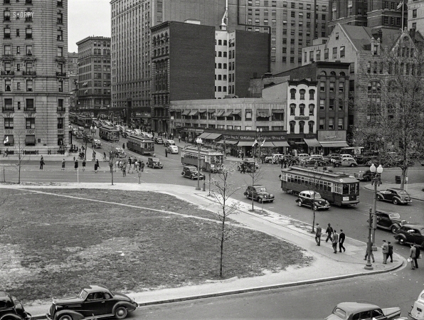 Photo showing: Swampville -- July 1939. Washington, D.C. Pennsylvania Avenue at 14th Street N.W.