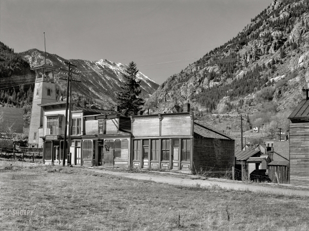 Photo showing: Georgetown -- October 1939. Georgetown, Colorado -- an old mining town in the mountains.