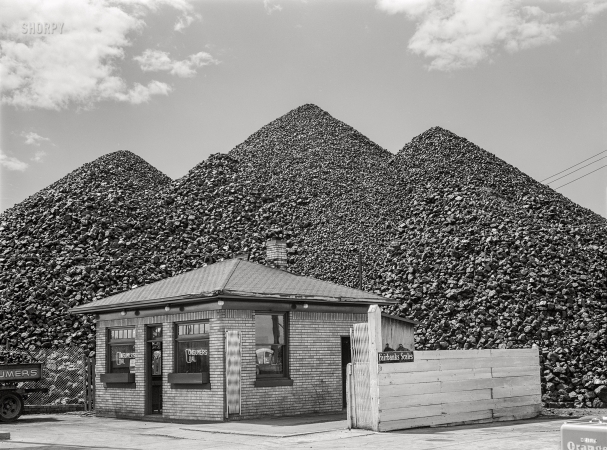 Photo showing: Consumers Coal -- July 1940. Coal company. Benton Harbor, Michigan.