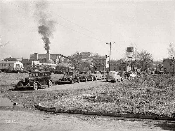 Photo showing: Portsmouth Parkers -- March 1941. Houses near Navy yard. Portsmouth, Virginia.