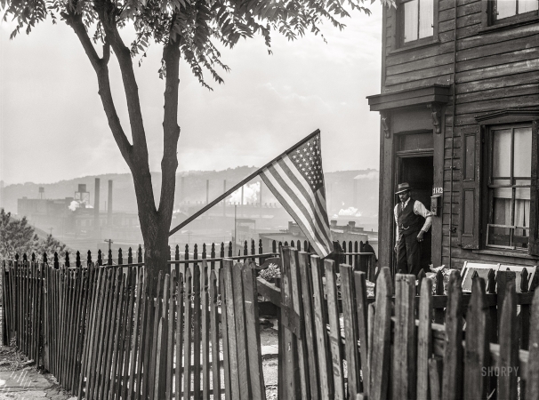 Photo showing: Flag Day -- June 1941. Flag Day. Pittsburgh, Pennsylvania.