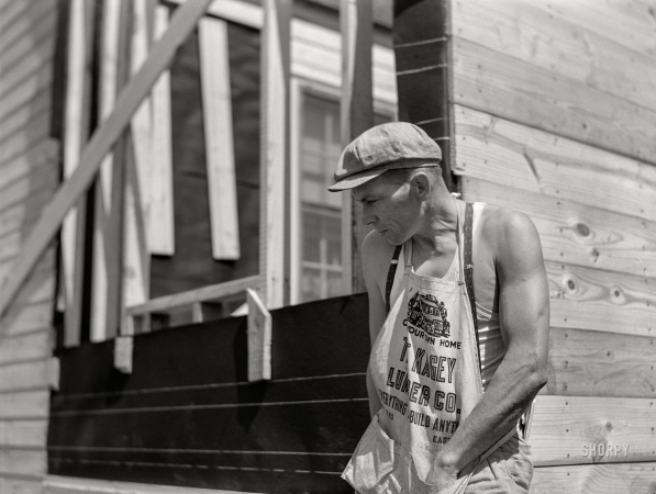 Photo showing: Day Job -- August 1941. Defense worker who is on night shift. During the day he
works on the new home which he is building. Detroit, Michigan.