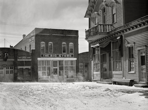 Photo showing: The Big Store -- February 1942. Norwood, Carver County, Minnesota.