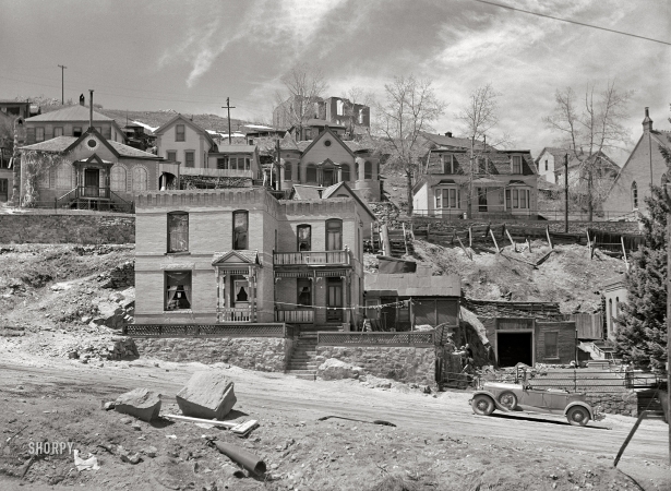 Photo showing: Central City II -- May 1942. Central City, an old mining town. Mountainous region of Central Colorado.