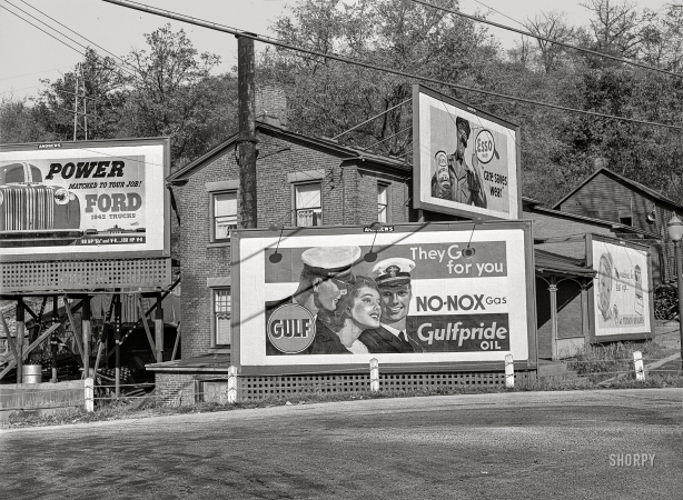 Photo showing: No-Nox -- October 1941. Defense motive in advertising. Elmira, New York.