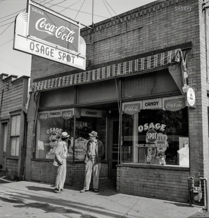 Photo showing: Osage Spot -- September 1938. Storefront in mining town of Osage, West Virginia.