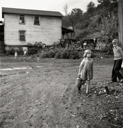 Photo showing: Coal Miners Daughter. -- September 1938. Children of coal miners. Scotts Run, West Virginia.