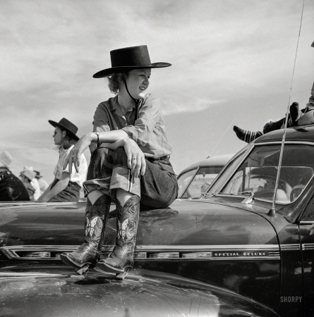 Photo showing: Special Deluxe -- September 1941. Dude at rodeo in Ashland, Montana.