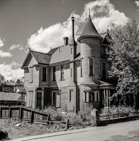 Photo showing: Leadville Castle -- September 1941. House in old mining town. Leadville, Colorado.