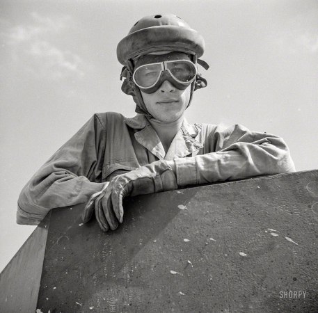 Photo showing: Driver Ed -- August 1941. Tank driver. Fort Belvoir, Virginia.