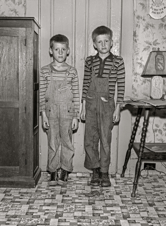 Photo showing: Great to Be -- August 1941. Children of a dairy farmer near Rutland, Vermont.