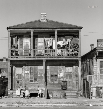 Photo showing: A Place in the Sun -- January 1936. Negro house. New Orleans, Louisiana.