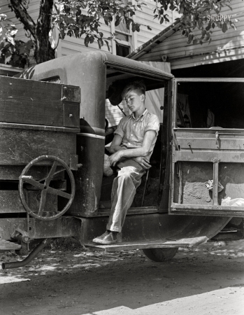 Photo showing: Buck in a Truck -- West Virginia circa 1940.