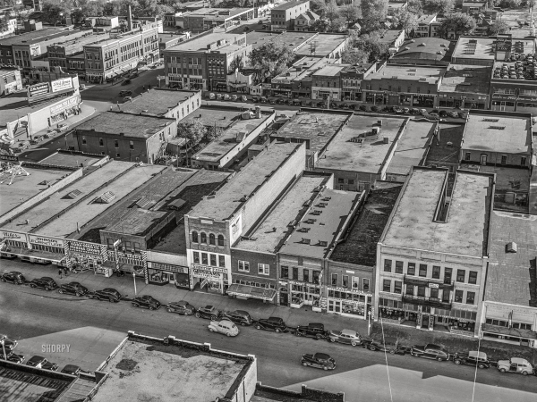 Photo showing: OKC -- October 1942. Oklahoma City, Oklahoma.