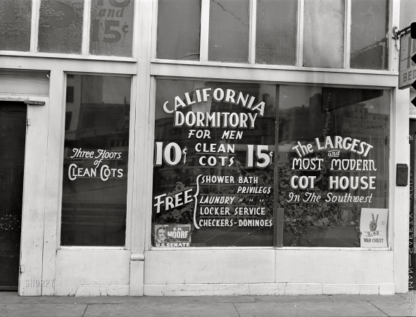 Photo showing: Cothouse -- November 1942. Oklahoma City, Oklahoma. Cot house.