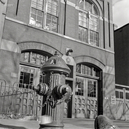 Photo showing: Our Hydrants, Our Selves -- January 1943. Washington, D.C. Engine House No. 4.