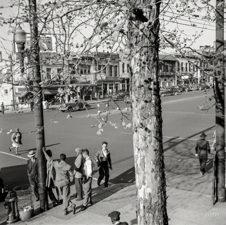 Photo showing: Municipal Montgomery -- March 1943. Montgomery, Alabama. In front of City Hall.