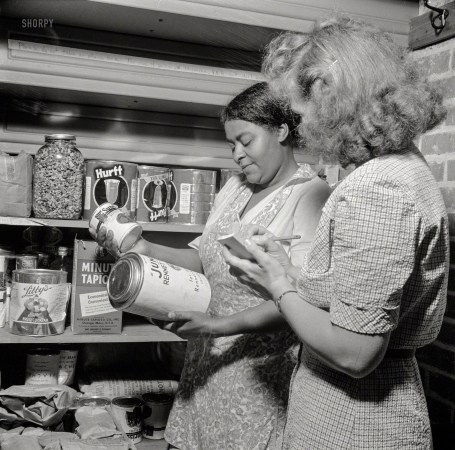 Photo showing: Pantry Patrol -- June 1943. New Britain, Conn. A child care center opened Sept. 15, 1942,
for 30 children, ages 2 through 5, of mothers engaged in war industry.