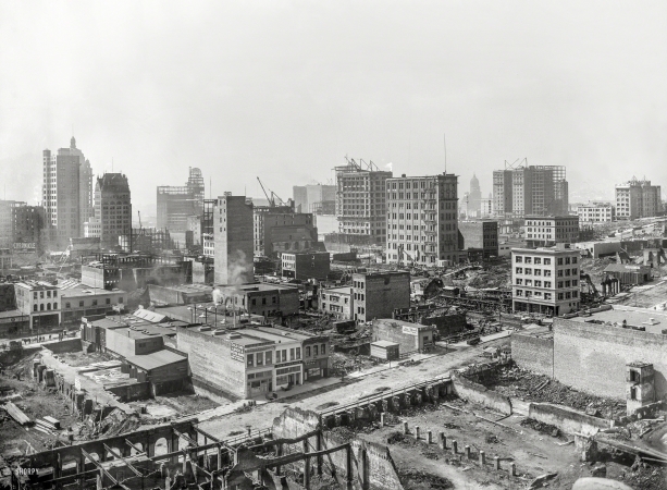 Photo showing: Apocalypse Then -- San Francisco after the devastating earthquake and fire of April 18, 1906.