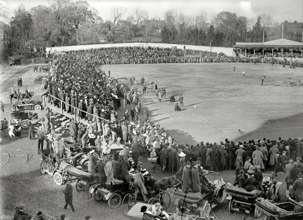 Photo showing: Drive-In Football -- Georgetown University, Washington, D.C., 1911.