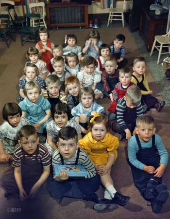 Photo showing: The Child City -- Spring 1948. Mooseheart, Illinois. Children at Mooseheart, an orphanage run by the charitable organization Loyal Order of Moose.