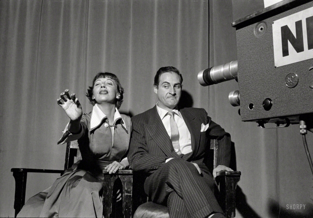 Photo showing: Sid Caesar: 1922-2014 -- New York, February 1952. 'Your Show of Shows' comedians Sid Caesar and Imogene Coca.