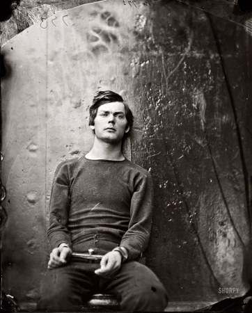 Photo showing: Lewis Payne: 1865 -- Lewis Payne at the Washington Navy Yard about the time of his 21st birthday in April 1865,
three months before he was hanged as one of the Lincoln assassination conspirators.