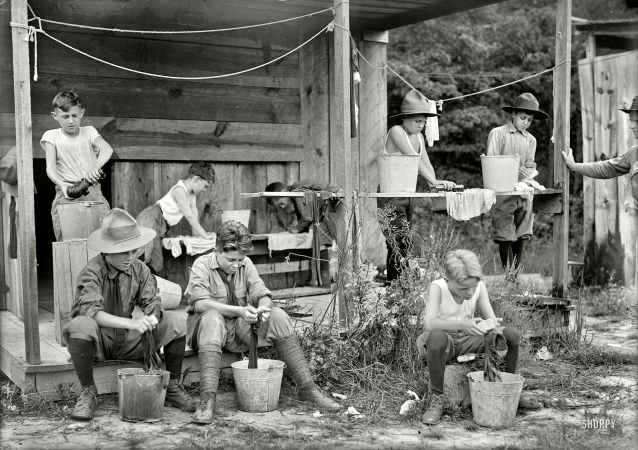 Photo showing: Semper Soap -- Washington, D.C., 1919. Junior Marines.