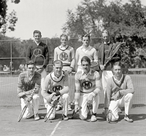 Photo showing: Tennis, Anyone? -- Washington, D.C., 1925. Montrose tennis team.