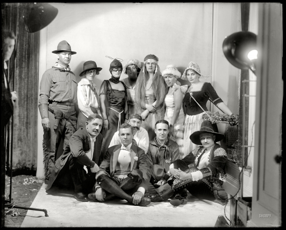 Photo showing: Cast of Characters: 1923 -- Washington, D.C. Mrs. W. Galbraith -- group.