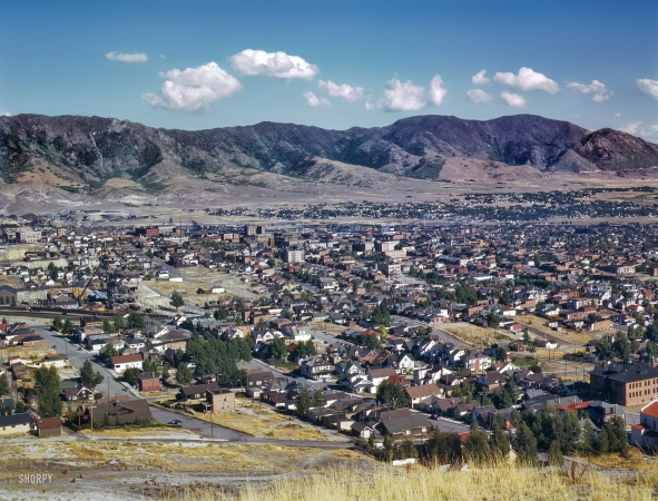 Photo showing: Butte Montana -- September 1942.