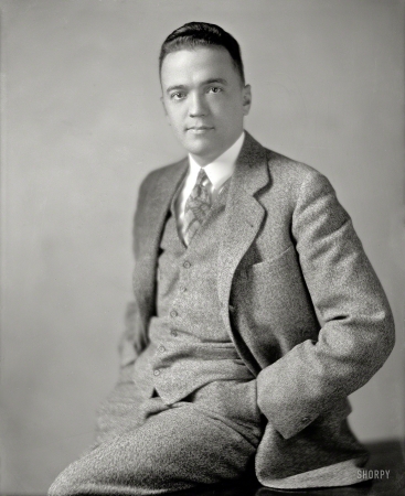 Photo showing: G-Man Jr. -- Washington, D.C., circa 1917. Hoover, John Edgar. The future head of the FBI in his early 20s.