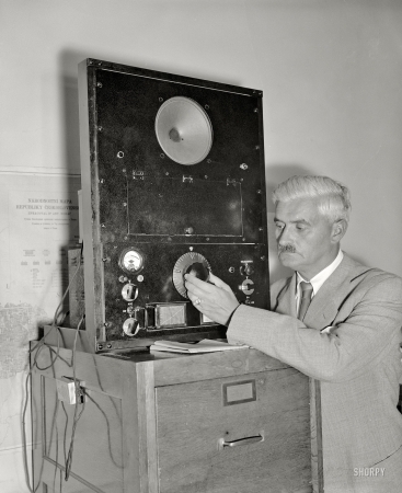 Photo showing: Hearing Hitler -- September 12, 1938. Acting Czechoslovakian Minister Dr. Karel Brejska, listening to Adolf Hitler's radio address.