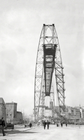Photo showing: Le Grand Pont -- June 30, 1910. Traveling bridge - Marseilles, France.