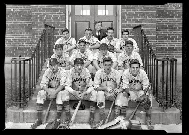 Photo showing: Anacostia Sluggers -- Washington, D.C., 1939. Anacostia High School baseball team.