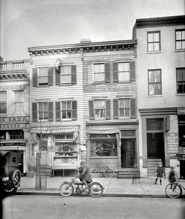 Photo showing: Parting Glances -- Washington, D.C., circa 1920. 729 12th Street, Washington Times.