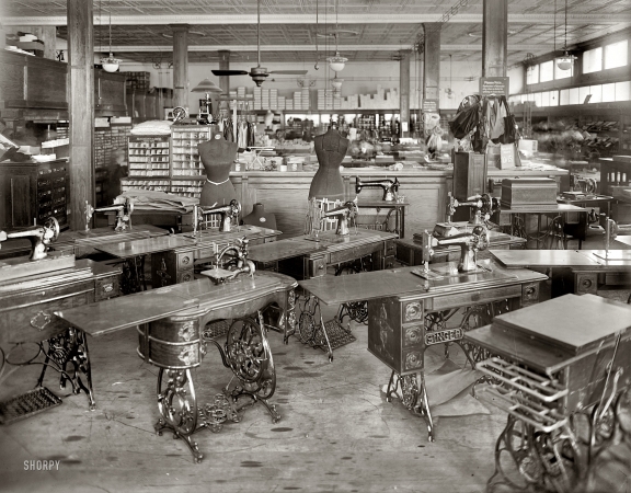 Photo showing: Little Shop of Singers -- Washington, D.C., circa 1919. Oppenheimer's dress shop.