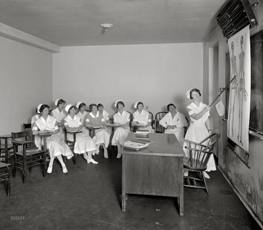 Photo showing: Student Body -- Washington, D.C., circa 1925. Homeopathic Hospital.