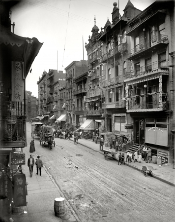 Photo showing: New York Chinatown -- Mott Street circa 1910.