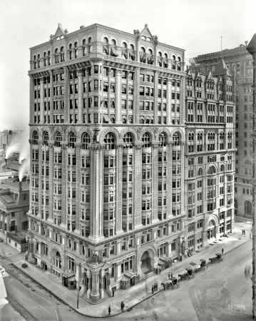 Photo showing: Betz Building -- Philadelphia circa 1900. Betz Building, Broad and South Penn Square.