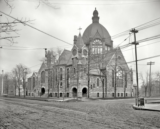 Photo showing: Epworth Memorial Church -- Cleveland, Ohio, circa 1900. Epworth Memorial Church.