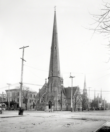 Photo showing: Third Street Presbyterian -- Dayton, Ohio, circa 1902. Third Street Presbyterian Church.