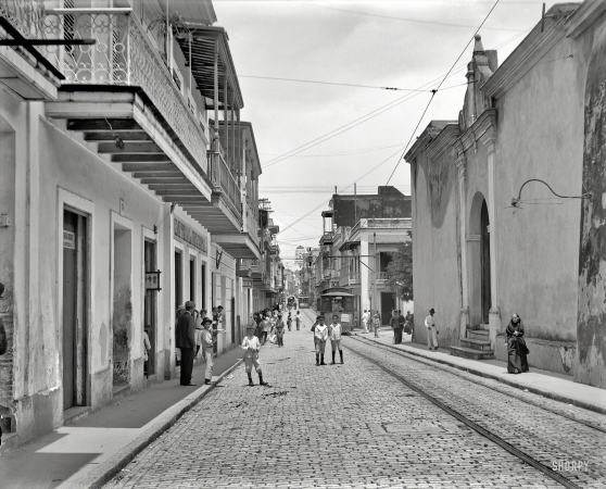 Photo showing: Calle de San Francisco -- Circa 1906. San Juan, Puerto Rico.