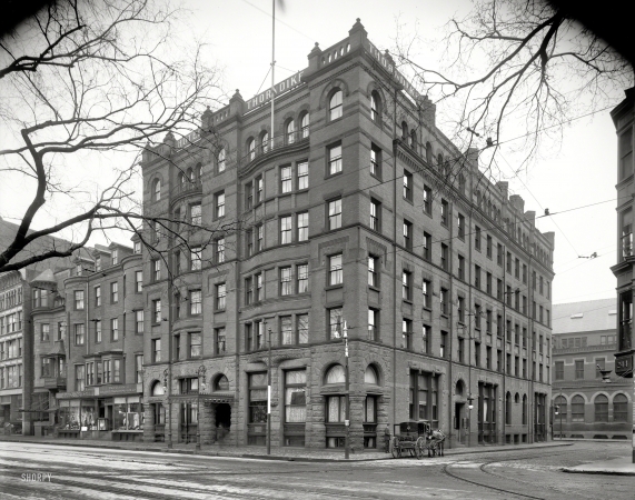 Photo showing: The Thorndike -- Boston circa 1904. Hotel Thorndike, Boylston and Church Sts.