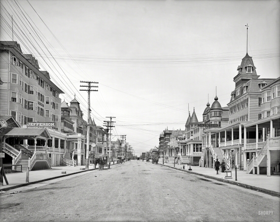 Photo showing: Virginia Avenue -- Circa 1904. Virginia Avenue -- Atlantic City, New Jersey.